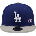 mutzen-flach-blau-snapback-9fifty-team-arch-der-los-angeles-dodgers-mlb-von-new-era