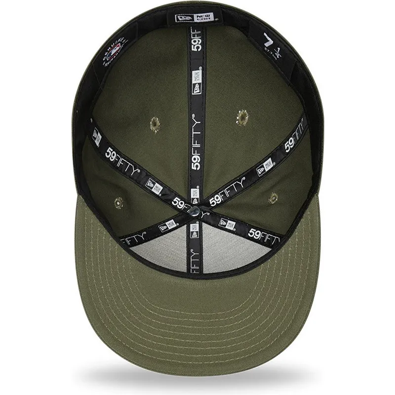 mutzen-flach-grun-angepasst-59fifty-league-essential-der-new-york-yankees-mlb-von-new-era