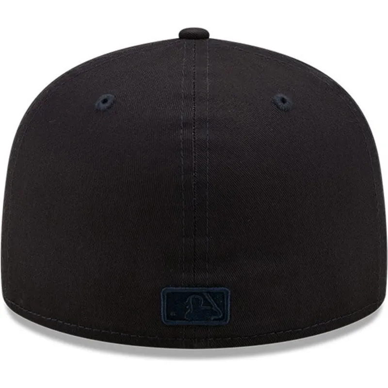 mutzen-flach-marineblau-angepasst-59fifty-league-essential-der-new-york-yankees-mlb-von-new-era