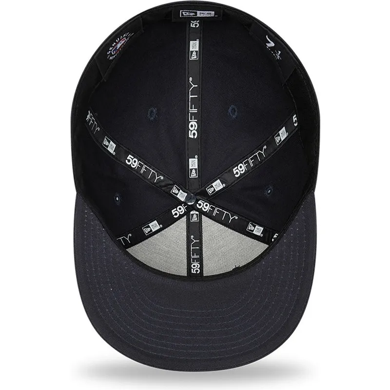 mutzen-flach-marineblau-angepasst-59fifty-league-essential-der-new-york-yankees-mlb-von-new-era