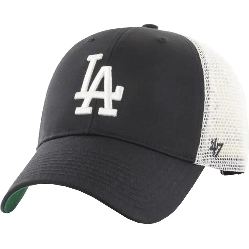 schwarze-und-weisse-trucker-kappe-mvp-branson-der-los-angeles-dodgers-mlb-von-47-brand schwarze-und-weisse-trucker-kappe-mvp-branson-der-los-angeles-dodgers-mlb-von-47-brand