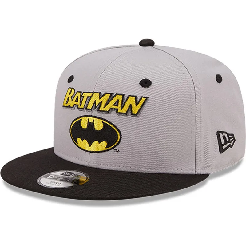 mutzen-flach-grau-snapback-fur-kinder-9fifty-character-der-batman-dc-comics-von-new-era