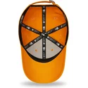 casquette-courbee-orange-ajustable-avec-logo-noir-9forty-league-essential-los-angeles-dodgers-mlb-new-era