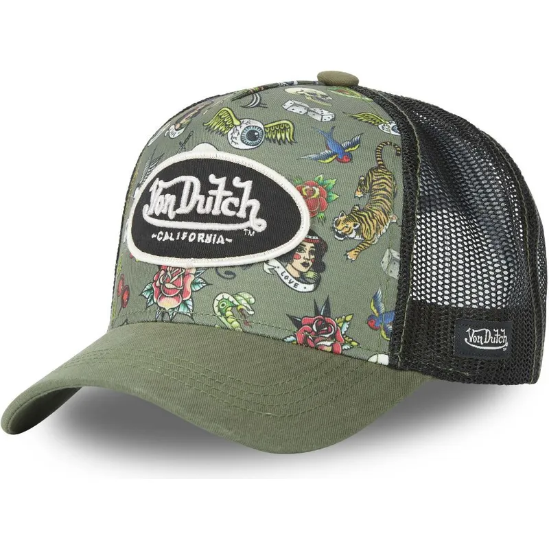 trucker-cap-grun-und-schwarz-tattoo-tat-k-von-von-dutch trucker-cap-grun-und-schwarz-tattoo-tat-k-von-von-dutch
