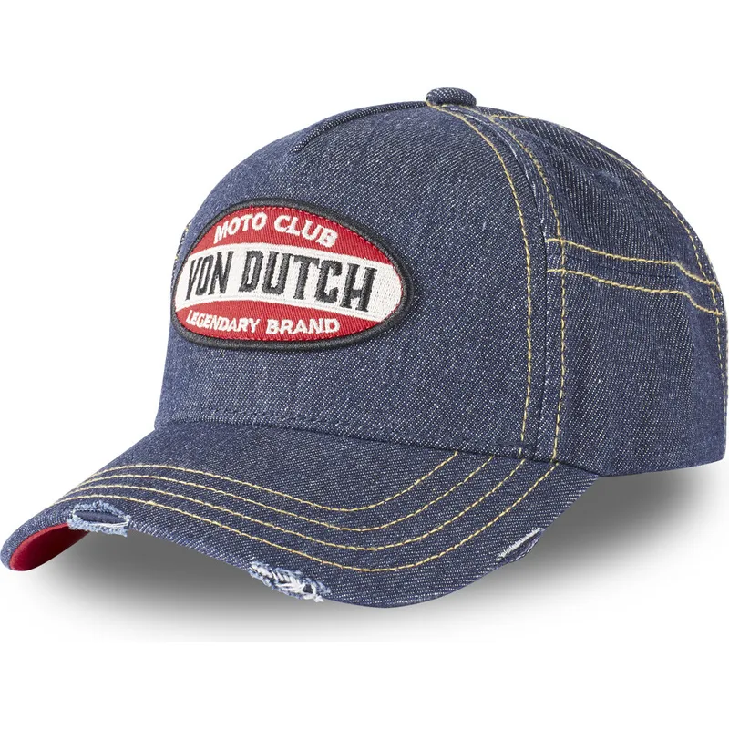 gebogene-jeans-blaue-kappe-moto-club-moto-von-von-dutch gebogene-jeans-blaue-kappe-moto-club-moto-von-von-dutch