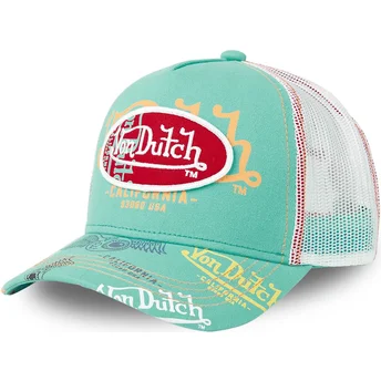 Von Dutch BRA GRE2 Blue and White Trucker Hat