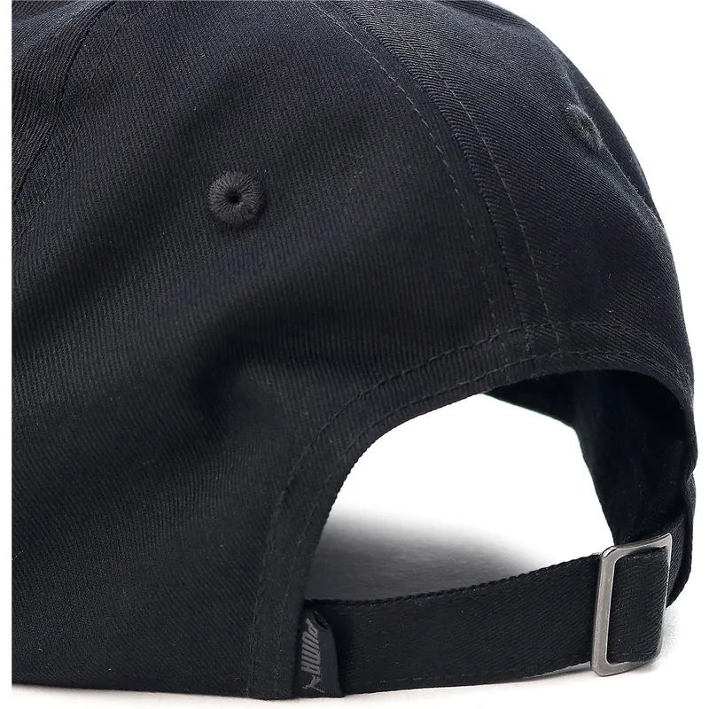 schwarze-verstellbare-curved-cap-mit-schwarzem-classics-archive-logo-von-puma