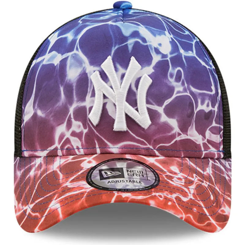 mutzen-gebogen-multicolor-snapback-a-frame-summer-city-der-new-york-yankees-mlb-von-new-era