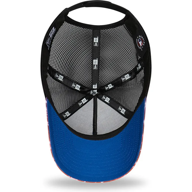 mutzen-gebogen-multicolor-snapback-a-frame-summer-city-der-new-york-yankees-mlb-von-new-era