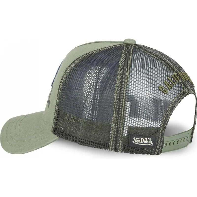 trucker-cap-grun-bulldogge-hund-bull-k-von-von-dutch trucker-cap-grun-bulldogge-hund-bull-k-von-von-dutch