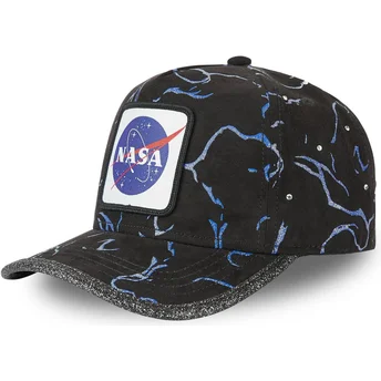 Mützen gebogen schwarz verstellbares band GLI NASA von Capslab