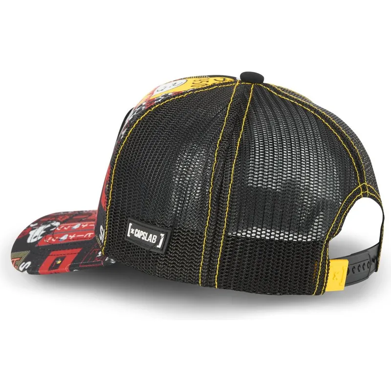 mutzen-gebogen-schwarz-snapback-snoopy-erdnusse-von-capslab