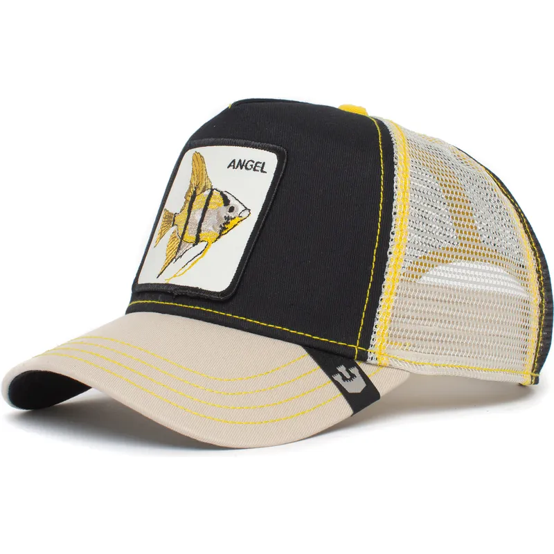 trucker-cap-schwarz-und-grau-kaiserfisch-angel-sick-lid-the-farm-von-goorin-bros trucker-cap-schwarz-und-grau-kaiserfisch-angel-sick-lid-the-farm-von-goorin-bros