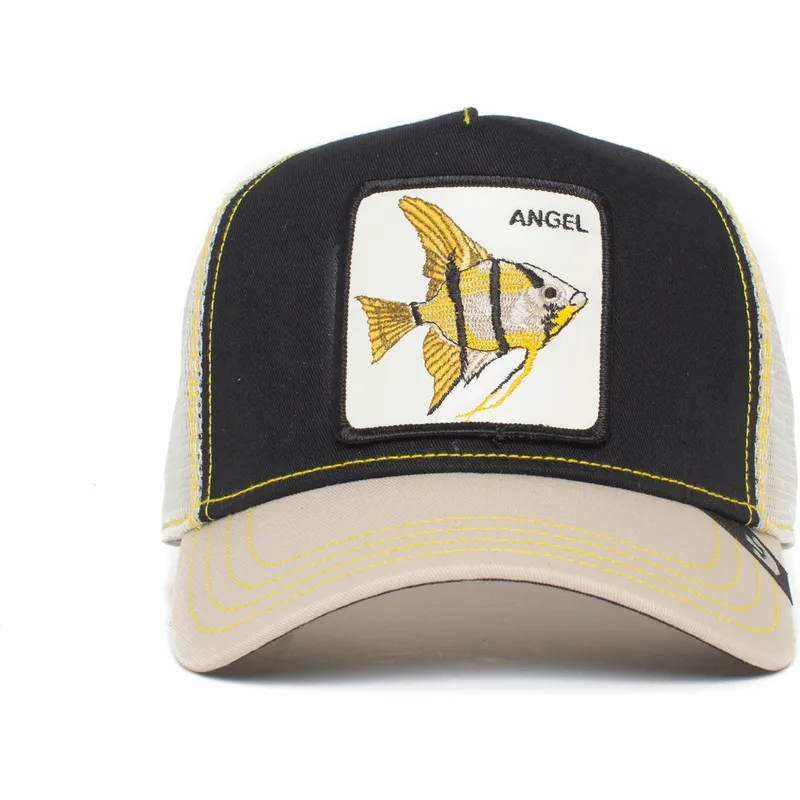 trucker-cap-schwarz-und-grau-kaiserfisch-angel-sick-lid-the-farm-von-goorin-bros trucker-cap-schwarz-und-grau-kaiserfisch-angel-sick-lid-the-farm-von-goorin-bros