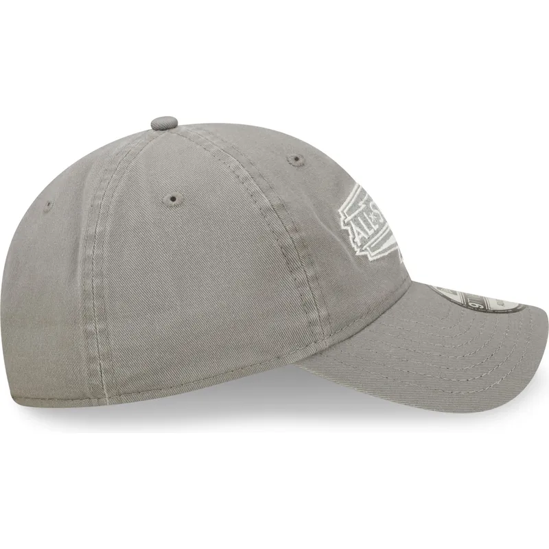 graue-verstellbare-curved-cap-9twenty-all-star-game-core-classic-der-los-angeles-dodgers-mlb-von-new-era