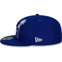 casquette-plate-bleue-ajustee-59fifty-all-star-game-palm-los-angeles-dodgers-mlb-new-era