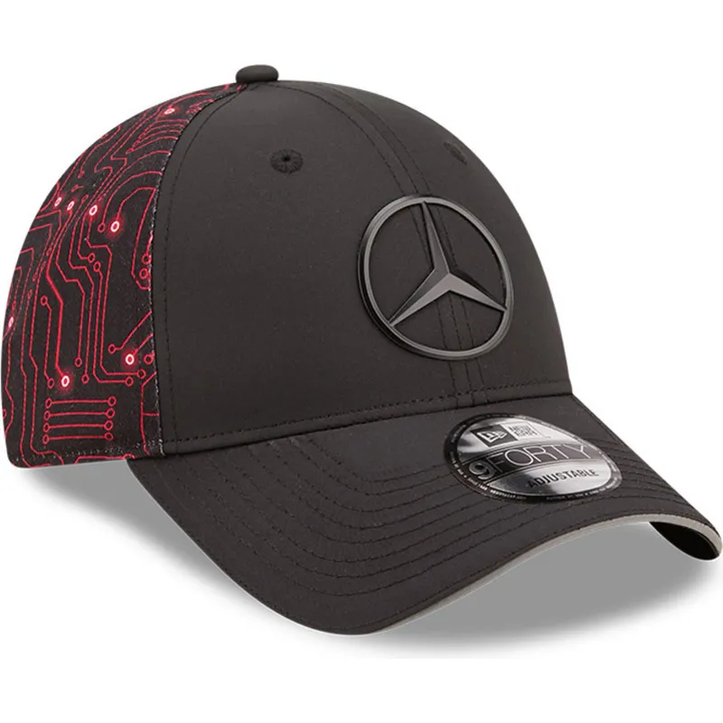 mutzen-gebogen-schwarz-verstellbares-band-9forty-esports-grand-prix-der-mercedes-formula-1-von-new-era