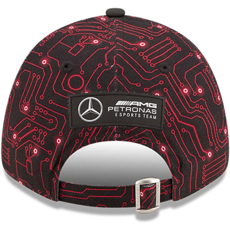 mutzen-gebogen-schwarz-verstellbares-band-9forty-esports-grand-prix-der-mercedes-formula-1-von-new-era