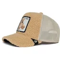 mutzen-gebogen-beige-snapback-de-borreguillo-oso-der-peluche-teddy-first-best-friend-the-farm-the-farm-von-goorin-bros