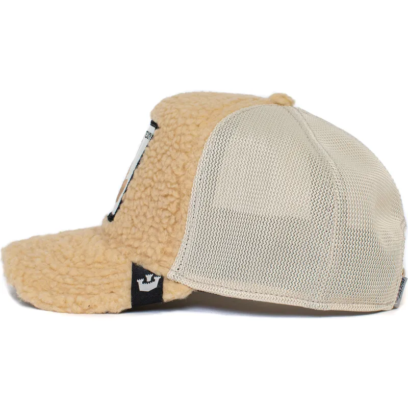 mutzen-gebogen-beige-snapback-de-borreguillo-oso-der-peluche-teddy-first-best-friend-the-farm-the-farm-von-goorin-bros mutzen-gebogen-beige-snapback-de-borreguillo-oso-der-peluche-teddy-first-best-friend-the-farm-the-farm-von-goorin-bros