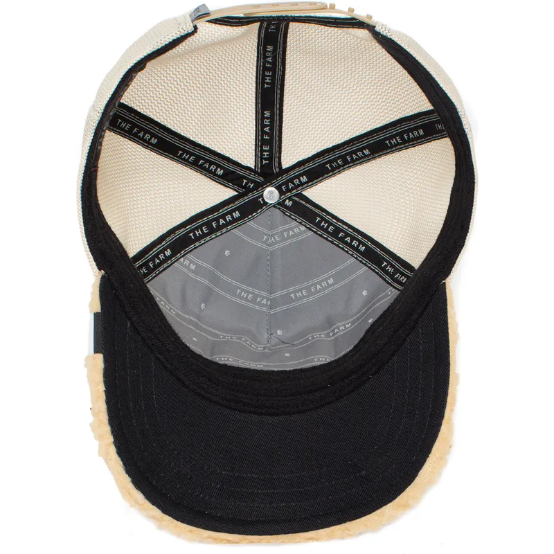 mutzen-gebogen-beige-snapback-de-borreguillo-oso-der-peluche-teddy-first-best-friend-the-farm-the-farm-von-goorin-bros mutzen-gebogen-beige-snapback-de-borreguillo-oso-der-peluche-teddy-first-best-friend-the-farm-the-farm-von-goorin-bros
