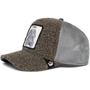 mutzen-gebogen-braun-snapback-de-borreguillo-conejo-der-peluche-bunny-business-the-farm-the-farm-von-goorin-bros
