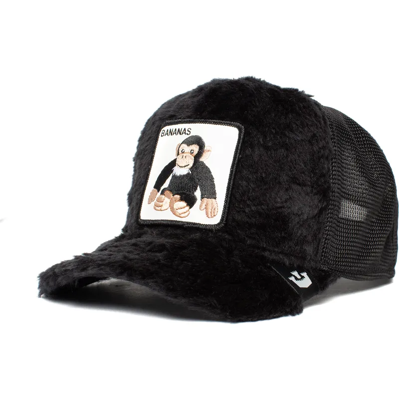 mutzen-gebogen-schwarz-snapback-de-borreguillo-mono-der-peluche-go-bananas-the-farm-the-farm-von-goorin-bros