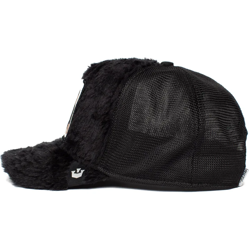 mutzen-gebogen-schwarz-snapback-de-borreguillo-mono-der-peluche-go-bananas-the-farm-the-farm-von-goorin-bros