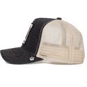 trucker-cap-schwarz-und-weiss-buffel-the-buffalo-the-farm-von-goorin-bros