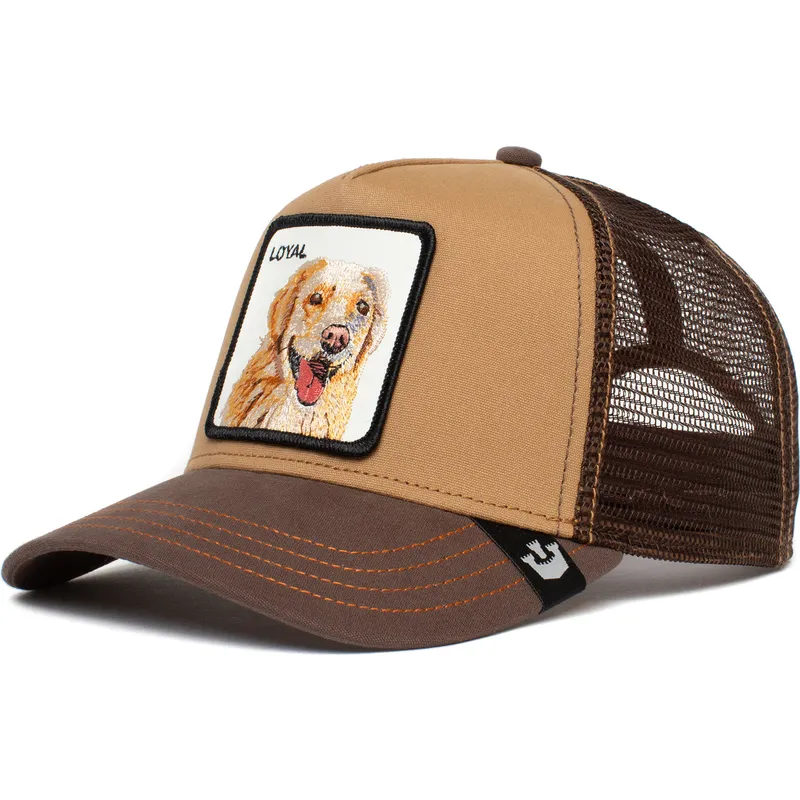 trucker-cap-braun-hund-labrador-retriever-the-loyal-dog-the-farm-von-goorin-bros trucker-cap-braun-hund-labrador-retriever-the-loyal-dog-the-farm-von-goorin-bros