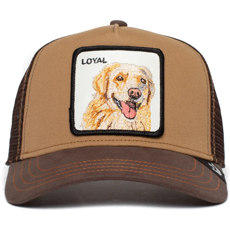 trucker-cap-braun-hund-labrador-retriever-the-loyal-dog-the-farm-von-goorin-bros trucker-cap-braun-hund-labrador-retriever-the-loyal-dog-the-farm-von-goorin-bros