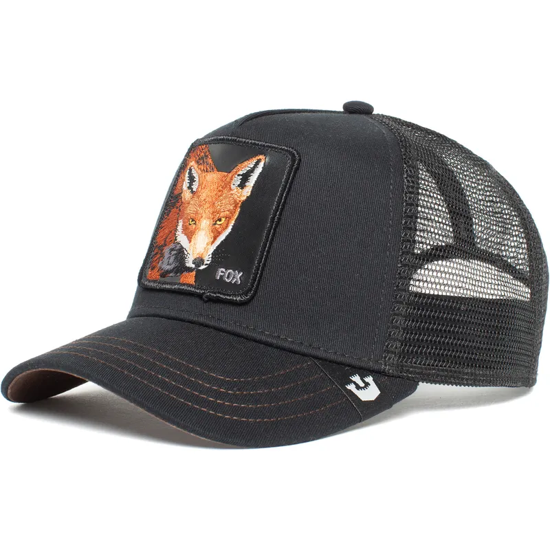 schwarze-trucker-kappe-fuchs-the-fox-the-farm-von-goorin-bros