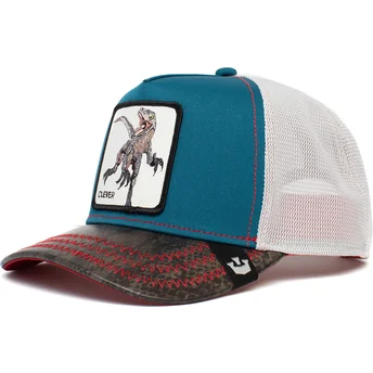 Goorin Bros. Youth Velociraptor Clever Little Raptor The Farm Blue, White and Black Trucker Hat