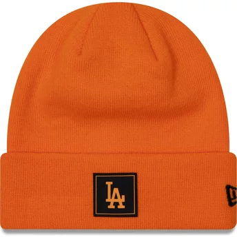 Bonnet orange Neon Team Cuff Los Angeles Dodgers MLB New Era