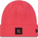 bonnet-rose-neon-team-cuff-new-york-yankees-mlb-new-era
