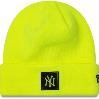 Bonnet jaune Neon Team Cuff New York Yankees MLB New Era