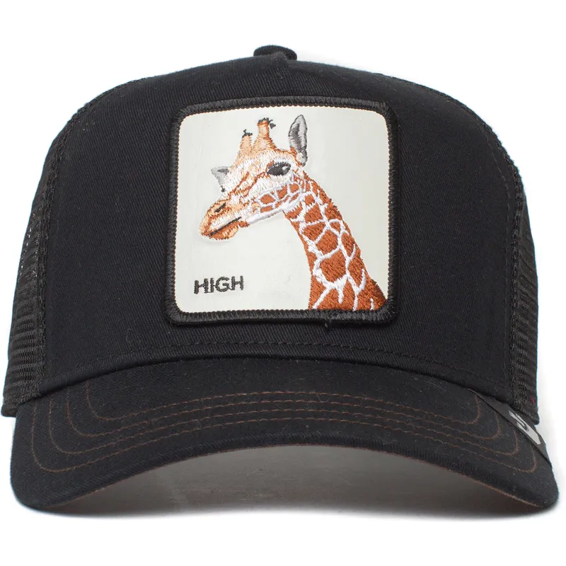 schwarze-trucker-kappe-giraffe-high-the-giraffe-the-farm-von-goorin-bros