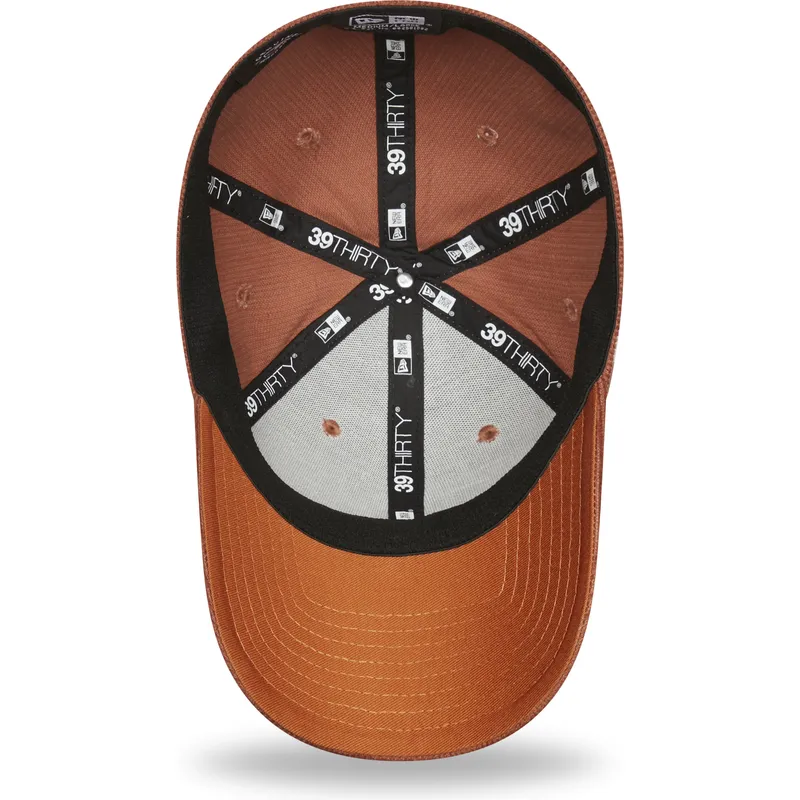 mutzen-gebogen-braun-angepasst-39thirty-cord-der-new-york-yankees-mlb-von-new-era