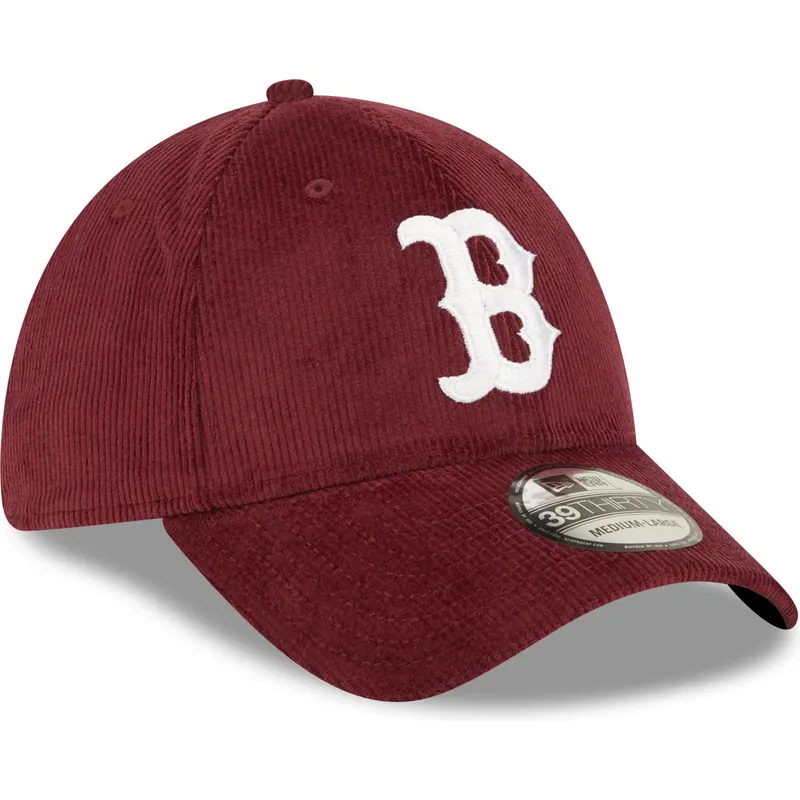 mutzen-gebogen-rot-angepasst-39thirty-cord-der-boston-red-sox-mlb-von-new-era