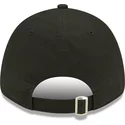 casquette-courbee-noire-ajustable-avec-logo-marron-9forty-league-essential-chicago-white-sox-mlb-new-era