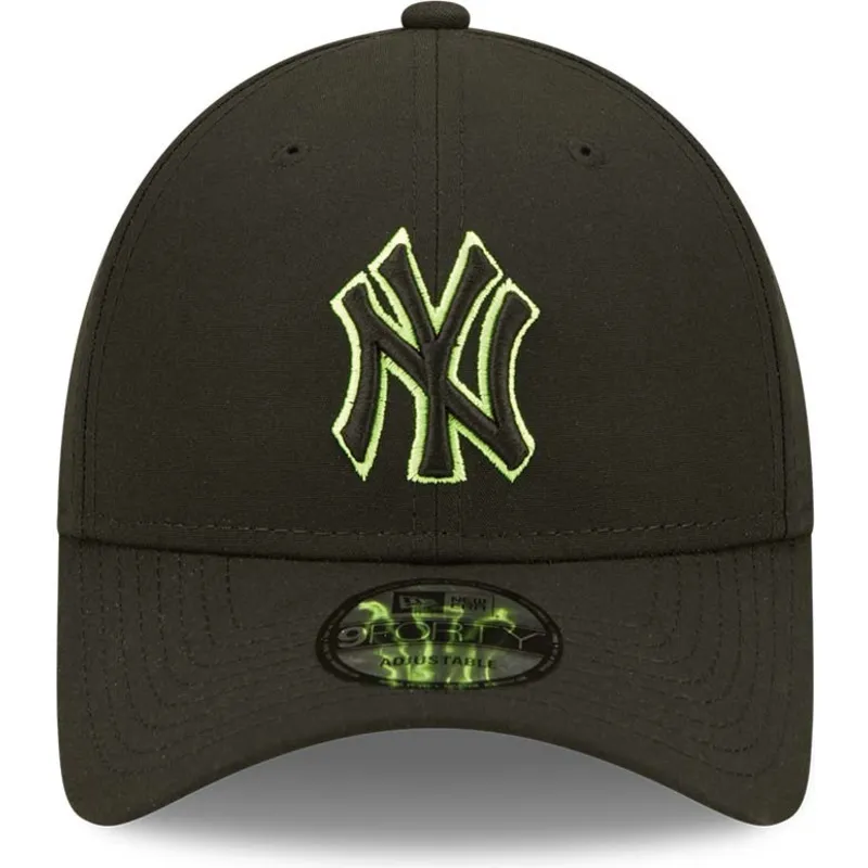 mutzen-gebogen-schwarz-snapback-9forty-neon-pack-repreve-der-new-york-yankees-mlb-von-new-era