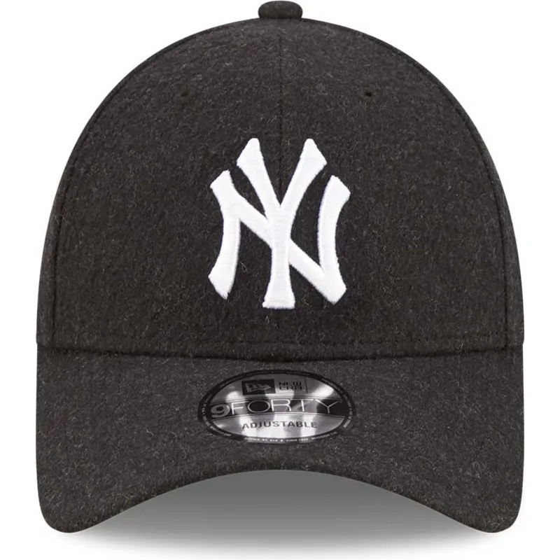 mutzen-gebogen-schwarz-verstellbares-band-9forty-the-league-melton-wool-der-new-york-yankees-mlb-von-new-era