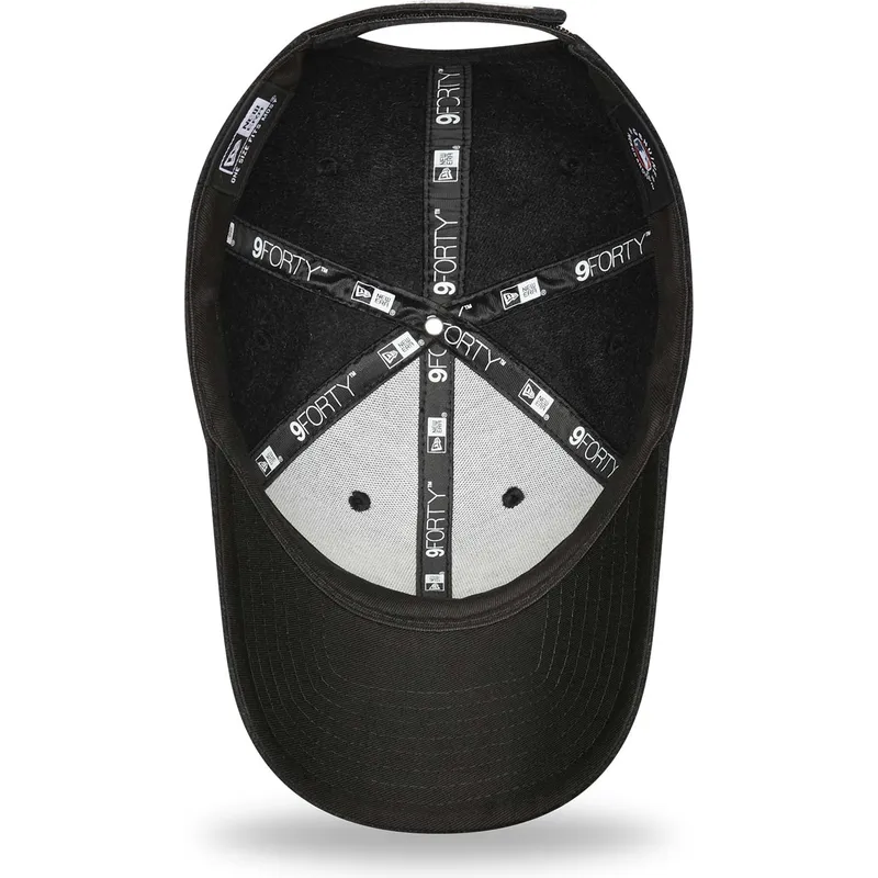 mutzen-gebogen-schwarz-verstellbares-band-9forty-the-league-melton-wool-der-new-york-yankees-mlb-von-new-era