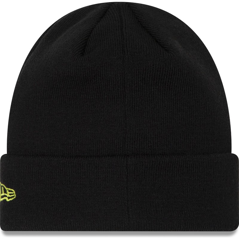 new-era-green-logo-league-essential-cuff-new-york-yankees-mlb-black-beanie