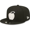 mutzen-flach-schwarz-snapback-9fifty-ny-apple-der-new-york-yankees-mlb-von-new-era