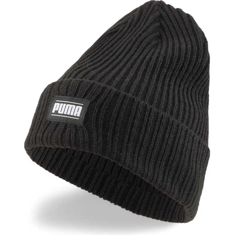 schwarze-mutze-ribbed-classic-cuff-von-puma schwarze-mutze-ribbed-classic-cuff-von-puma