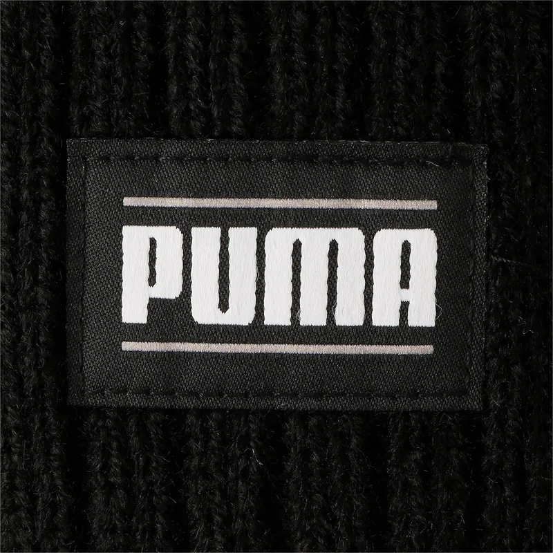 schwarze-mutze-ribbed-classic-cuff-von-puma schwarze-mutze-ribbed-classic-cuff-von-puma