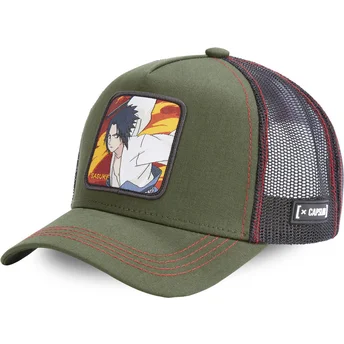 grune-trucker-kappe-sasuke-uchiha-fir1-naruto-von-capslab