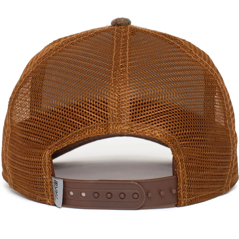 braune-trucker-kappe-buffel-hard-hardwood-the-farm-von-goorin-bros braune-trucker-kappe-buffel-hard-hardwood-the-farm-von-goorin-bros