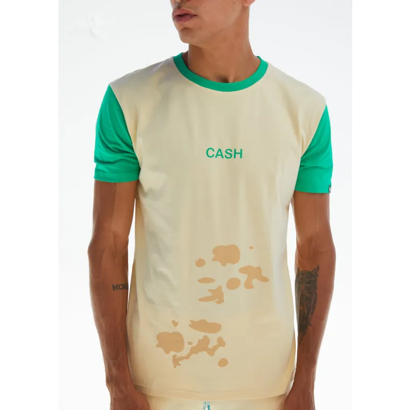 gelb-grunes-kurzarm-t-shirt-kuh-cash-green-milk-the-farm-von-goorin-bros gelb-grunes-kurzarm-t-shirt-kuh-cash-green-milk-the-farm-von-goorin-bros